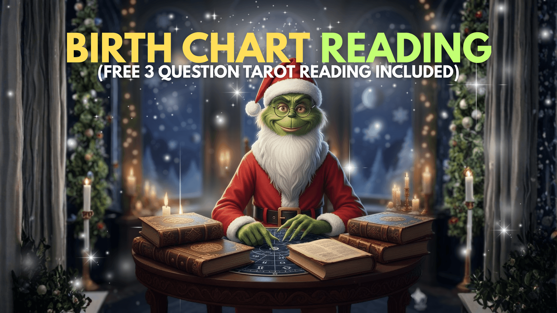 Full Birth Chart Reading + FREE 3 Question Tarot Reading